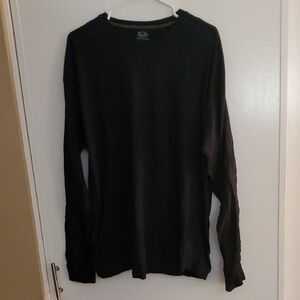 Fruit of the Loom Men's Black Long Sleeve Tee